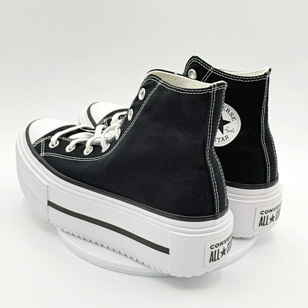 Converse Chuck Taylor All Star Lift Double Stack High Black / Size 7 Womens